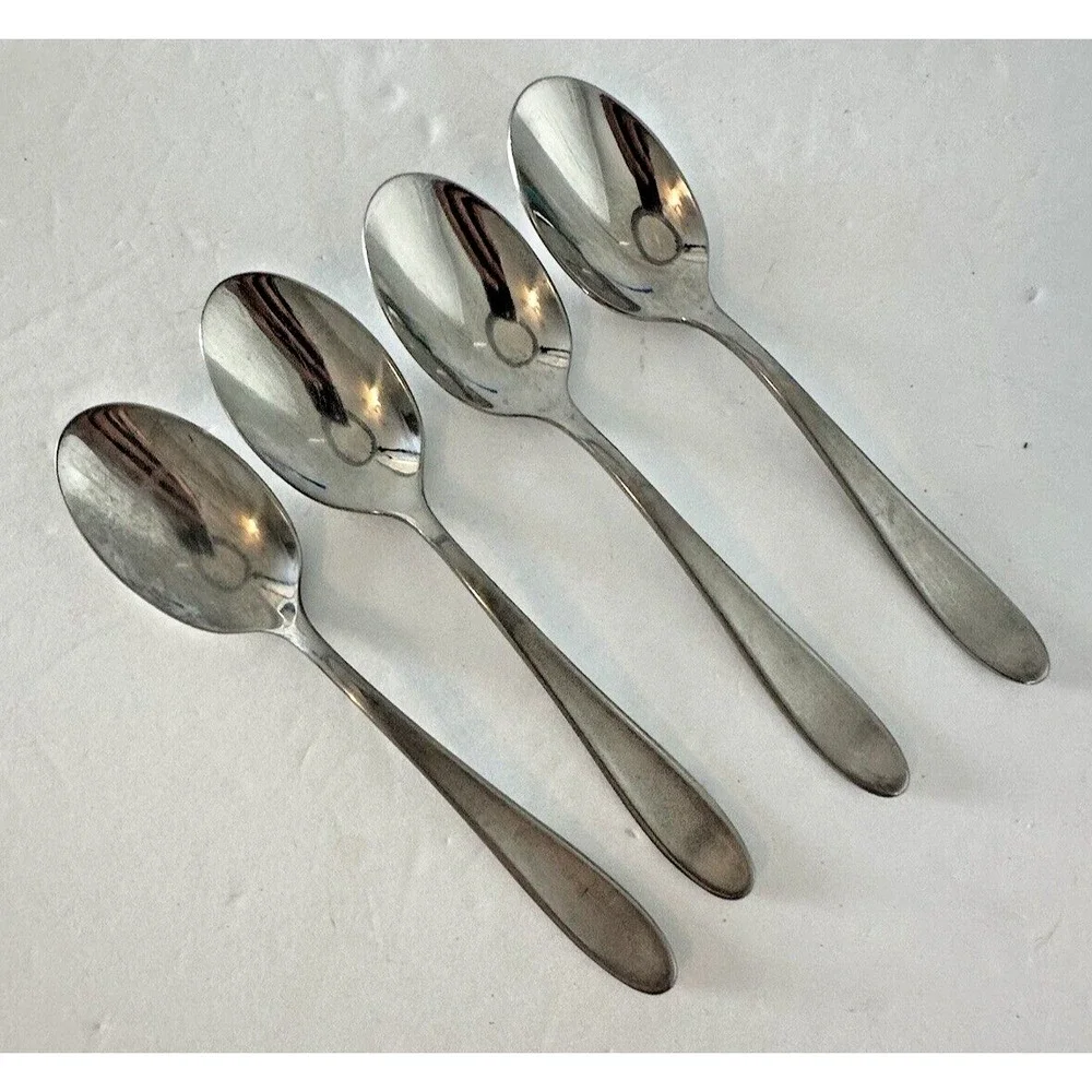 Mikasa Silverware Stainless Flatware‎ Set 4 Teaspoons Replacement